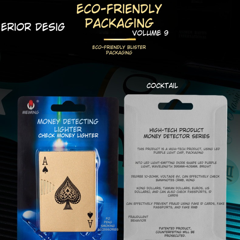 Money Checker Playing Card Designed Lighter