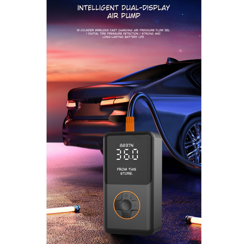 Automatic Wireless Car Air Pump