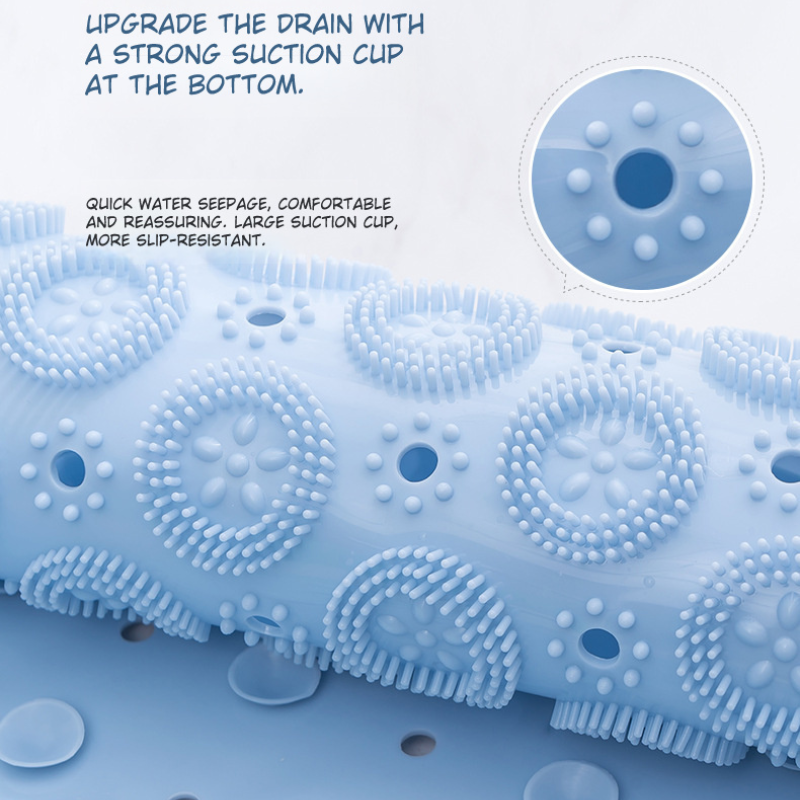Quick-Dry PVC Bathroom Mat