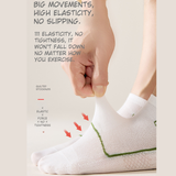 New Breathable Street Style Boat Socks (Set of 5)