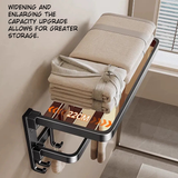 Wall-Mounted Bathroom Storage Towel Rack