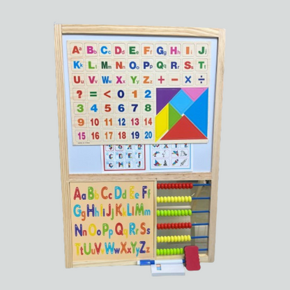 54CM Wooden Double-sided Magnetic Drawing & Writing Board For Kids