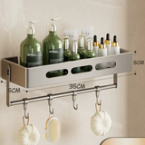 Premium Punch-Free Bathroom Storage Rack