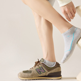 New Breathable Street Style Boat Socks (Set of 5)