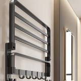 Wall-Mounted Bathroom Storage Towel Rack