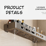 Premium Punch-Free Bathroom Storage Rack