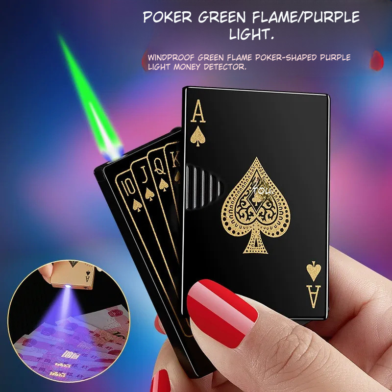Money Checker Playing Card Designed Lighter