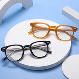 Retro Anti-blue Light Transparent Glasses