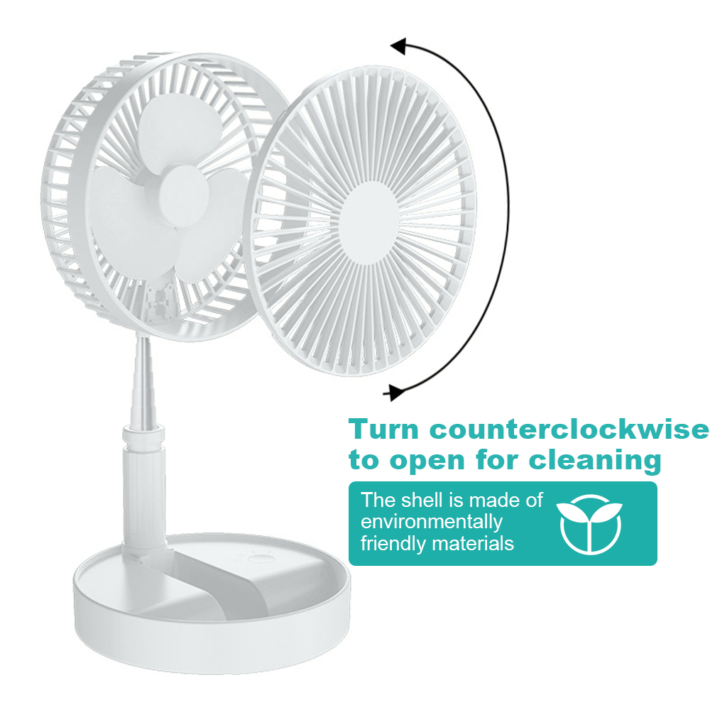USB Rechargeable Folding Portable Fan