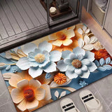 40*60cm 3D Colorful Flower Mat