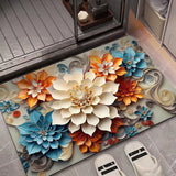 40*60cm 3D Colorful Flower Mat