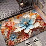 40*60cm 3D Colorful Flower Mat