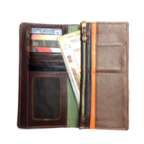 Civic leather craft Long Leather Wallet