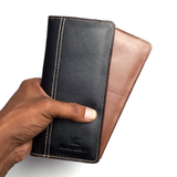 Civic leather craft Long Leather Wallet