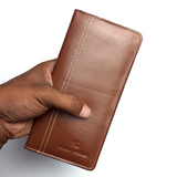 Civic leather craft Long Leather Wallet