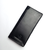 Genuine Leather Black Classic Long Wallet