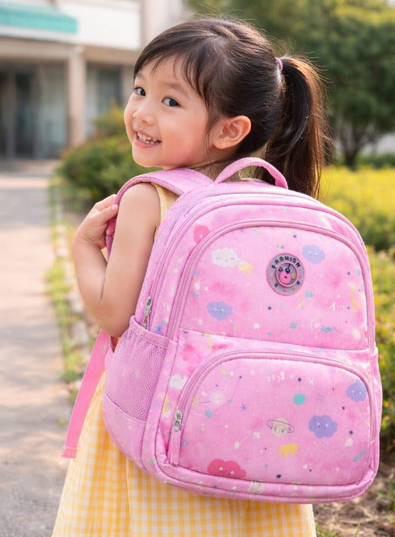 Galaxy Theme Cute Kids Backpack Bag
