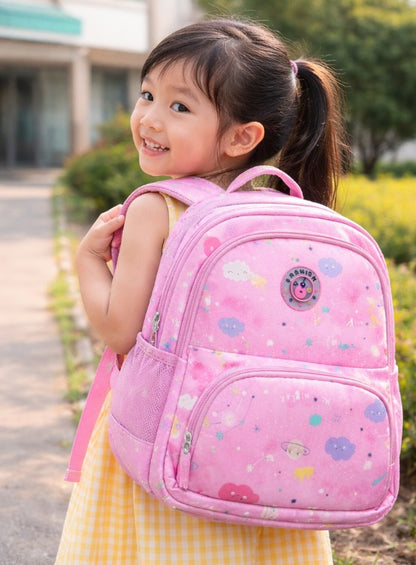 Galaxy Theme Cute Kids Backpack Bag