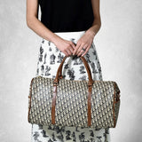 Heritage Pattern Luxury Duffle Bag