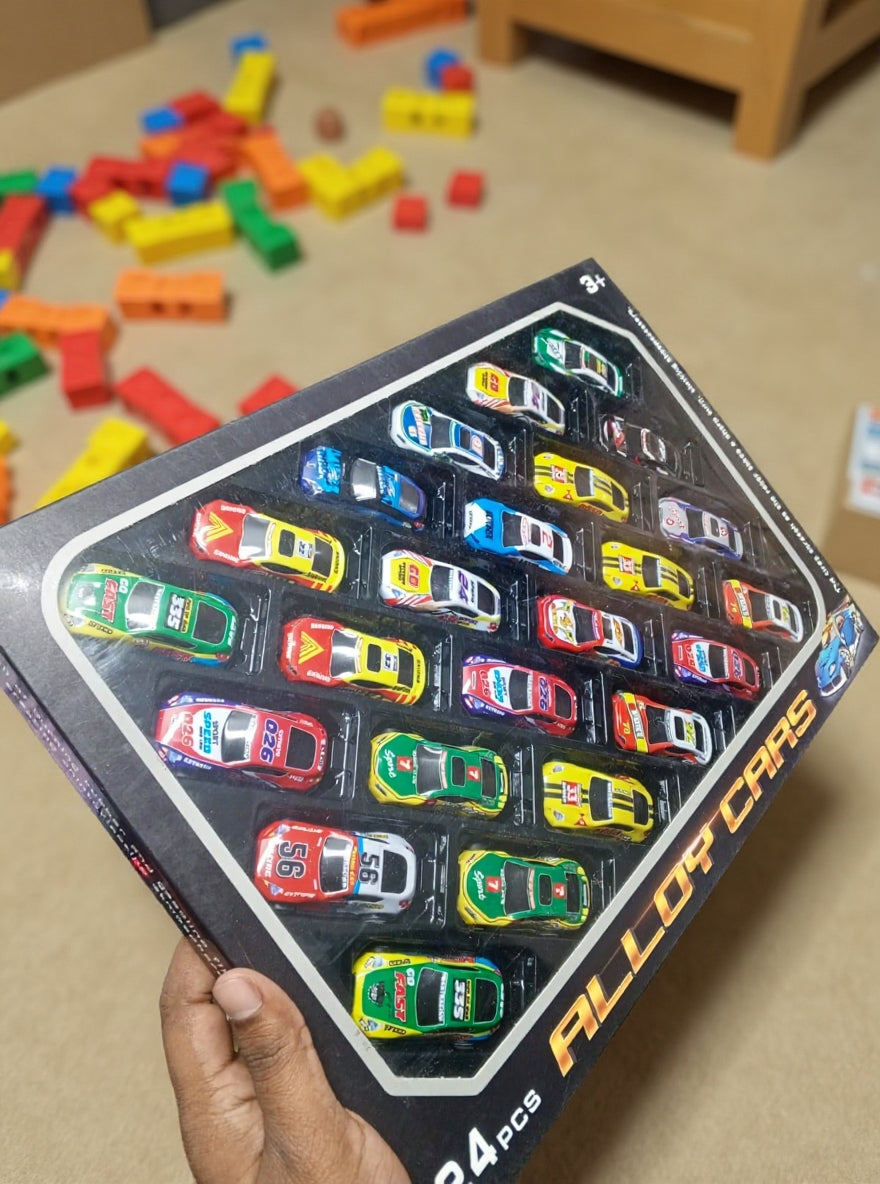 Mini Racing Car Collection Set (24 Pcs)
