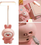 2-in-1 Table Lamp LED Reading Lamp