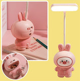 2-in-1 Table Lamp LED Reading Lamp