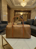 Heritage Pattern Luxury Duffle Bag