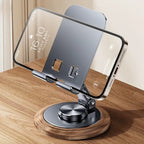 360 Degree Wooden Shape Rotating Adjustable Phone Stand
