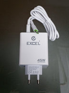 45W Fast Charging Single Port Adapter & Cable