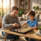 2-in-1 Magnetic Chess & Checkers Set