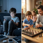 2-in-1 Magnetic Chess & Checkers Set