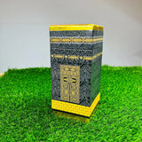 1 pcs Premium Boxed Prayer Mat Black with Tasbeh and Attar combo pack