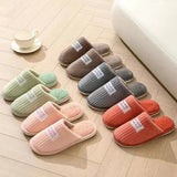 Soft Sole Corduroy Winter House Slippers