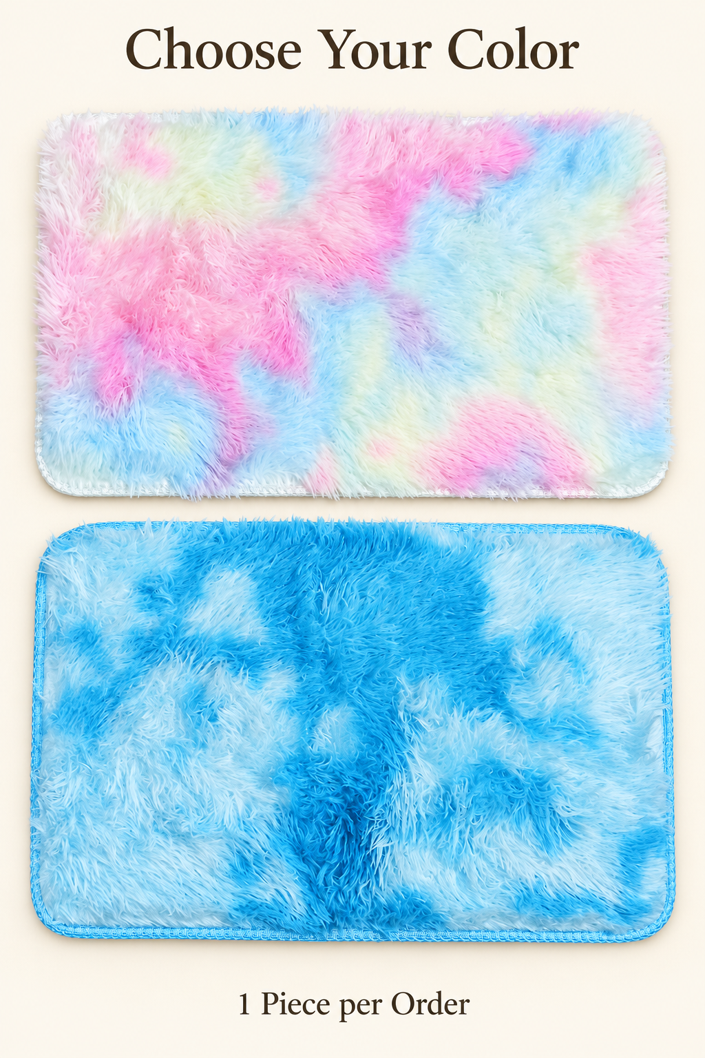 Choose Pastel Multicolor or Sky Blue one piece per order