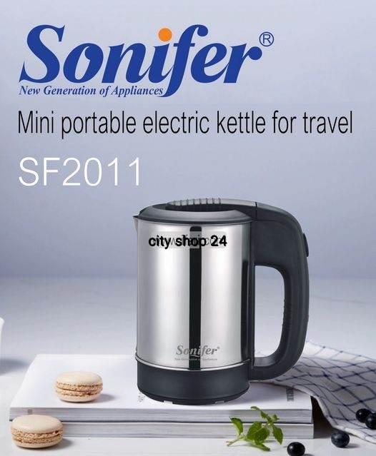 500ml Mini Stainless Steel Electric Kettle