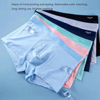 Men's Pure Ice Silk Antibacterial Ultrathin Underwear(set of 4)