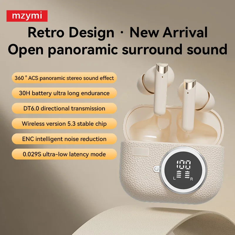 Noise Reduction Sports Touch Screen Bluetooth 5.3 Earbuds