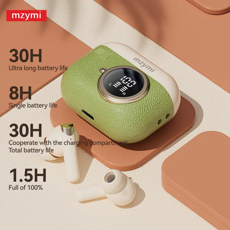 Noise Reduction Sports Touch Screen Bluetooth 5.3 Earbuds