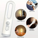 Portable 2 In 1 LED IR Motion Sensor Night Lamp & Flashlight