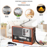 USB Solar Energy Portable Retro FM Radio With Bluetooth Wireless Speaker