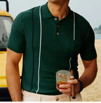 Men Summer Luxury Knitted Polo Shirt