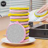 Double Sides Dishwashing Cleaning Sponge (Set of 10pcs)