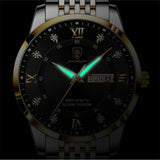 Poedagar-Top Quality Luxury Stainless Steel Men's Watch