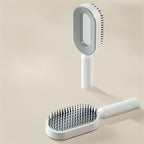 Central Hollow Cushion Hair Comb