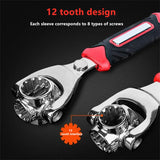 Universal 8-in-1 360 Degree 6-Point Tiger Wrench Repair Tools