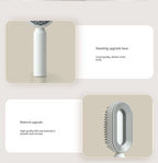 Central Hollow Cushion Hair Comb