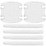Car transparent door bowl sticker (8 pcs set)