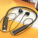 Super Power Wireless Magnetic Neckband With LED Display Sports