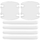 Car transparent door bowl sticker (8 pcs set)