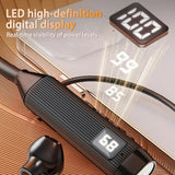 Super Power Wireless Magnetic Neckband With LED Display Sports